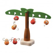 Plan Toys Apenboom (3j+) Evenwichtsspelletje van rubberhout