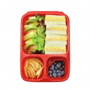 Goodbyn Goodbyn Hero Rood Brooddoos met compartimenten