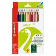 Stabilo Crayons de Couleur GreenTrio (12) 