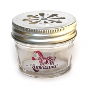 Lamazuna Opbergpotje voor Solide Verzorging Glazen opbergpotje voor shampoo bars