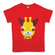 CoQ en PâTe T-Shirt Mibo Giraf Vrolijke t-shirt van bio-katoen