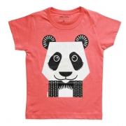 CoQ en PâTe T-Shirt Mibo Panda Vrolijke t-shirt van bio-katoen
