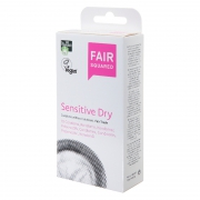 Fair Squared Préservatifs - Sensitive Dry (10) Préservatifs à partir de caoutchouc naturel biodégradable