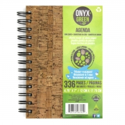Onyx+Green Agenda Kurk Agenda met steenpapier