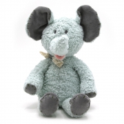 Tikiri Knuffel Bio-Katoen - M - Olifant Knuffel van bio-katoen en gerecycleerde polyester