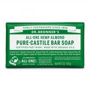 Dr. Bronner's Wonderzeep - Amandel Multifunctionele zeep dat kan dienen als shampoobar, lichaamszeep, wasmiddel, scheerschuim, ...