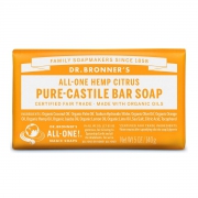 Dr. Bronner's Wonderzeep - Citrus Orange Multifunctionele zeep dat kan dienen als shampoobar, lichaamszeep, wasmiddel, scheerschuim, ...