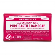 Dr. Bronner's Wonderzeep - Roos Multifunctionele zeep dat kan dienen als shampoobar, lichaamszeep, wasmiddel, scheerschuim, ...
