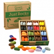 Crayon Rocks 64 Rocks in a Box - 16 kleuren Set van 64 waskrijtjes van sojawas