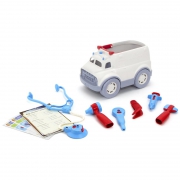 Green Toys Ambulance en Doktersset (2j+) Set met ambulance en dokterspullen van gerecycleerd plastic