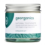 Georganics Tandpasta - Munt - 60 ml Mineraalrijke, plantaardige tandpasta zonder fluoride met milde muntsmaak