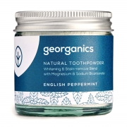 Georganics Tandpastapoeder - Pepermunt Van nature witmakend tandpoeder zonder fluoride met pepermuntsmaak