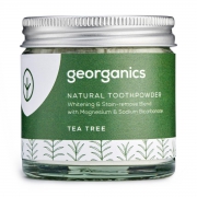 Georganics Tandpastapoeder - Tea Tree Van nature witmakend tandpoeder zonder fluoride met tea treesmaak