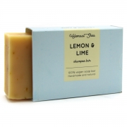 Helemaal Shea Shampooing Solide - Extraits de Citron et de Citron Vert Shampooing solide pour cheveux blonds, blancs et gris (colorés)