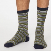 Thought Bamboe Sokken - Michele Dark Navy Comfortabele sokken van bamboe en bio-katoen