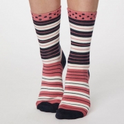 Thought Bamboe Sokken - Addie Dark Navy Comfortabele sokken van bamboe en bio-katoen