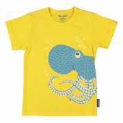 CoQ en PâTe T-Shirt Mibo Octopus Vrolijke t-shirt van bio-katoen