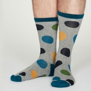 Thought Bamboe Sokken - Newton Grey Marle Comfortabele sokken van bamboe en bio-katoen