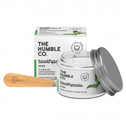 The Humble Co. Humble Tandpasta - Munt - Zero Waste Ecologische en vegan tandpasta met fluoride in een glazen bokaaltje