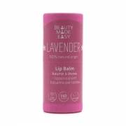 Beauty Made Easy Zero Waste Lippenbalsem - Lavender Plantaardige lippenbalsem in een papieren verpakking