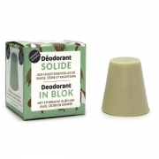 Lamazuna Solide Deodorant - Salie, Ceder en Kamfer Vegan deoblok met bosachtige geur