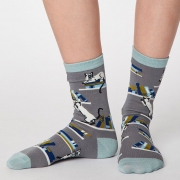Thought Chaussettes Bambou - Gatto Pebble Grey 