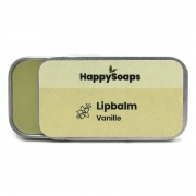 Happy Soaps Baume à Lèvres Vanille Baume à lèvres nourrissante et soignante au goût de vanille subtil