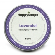 Happy Soaps Deodorant - Lavendel Natuurlijke deocrème in een metalen blikje