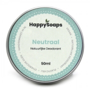 Happy Soaps Déodorant - Neutre Déodorant en crème naturel sans parfum dans une boîte métallique