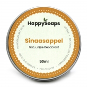 Happy Soaps Deodorant - Sinaasappel Natuurlijke deocrème in een metalen blikje