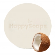 Happy Soaps Lait Corporel Solide - Coco Nuts Lait corporel solide au parfum intense de coco convenant pour tous les types de peau