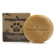 Happy Soaps Shampoing Solide Chien - Longue Fourrure  Shampoing solide végétalien pour les chiens avec une longue fourrure 