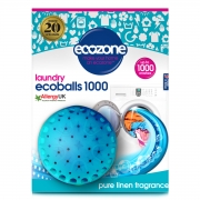 Ecozone Eco Wasbal (1000 wasbeurten) Wasgoedbal als milieuvriendelijker alternatief voor het klassieke wasmiddel