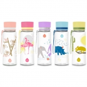 Equa Drinkfles Kids Animals - 0,6L Hervulfles met drinktuit van BPA-vrij plastic
