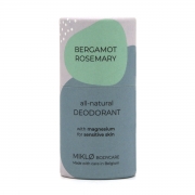 Miklø Deostick - Bergamot & Rozemarijn Plantaardige, zero waste deodorant met natuurlijke ingrediënten zonder bicarbonaat