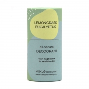 Miklø Deostick - Citroengras & Eucalyptus Plantaardige, zero waste deodorant met natuurlijke ingrediënten zonder bicarbonaat