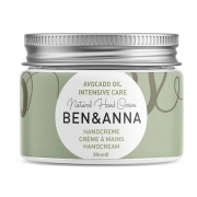 Ben&Anna Crème Mains - Avocat Crèmes pour les mains végétal dans un emballage en verre