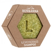 Ben&Anna Barre de Shampooing - Citronnelle Un shampooing solide qui convient pour les cheveux secs et/ou abîmés
