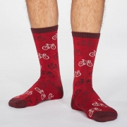 Thought Bamboe Sokken - Zachary Berry Red Comfortabele sokken van bamboe en bio-katoen