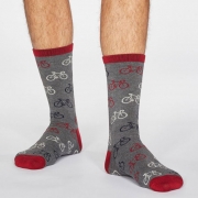 Thought Bamboe Sokken - Zachary Grey Marle Comfortabele sokken van bamboe en bio-katoen
