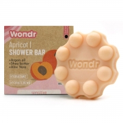 Wondr Shower Bar Sensitive - Abrikoos Solide zeep met intens hydraterende werking voor de gevoelige huid