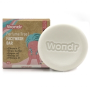 Wondr Nettoyant Visage Solide - Sans Parfum Barre de nettoyage du visage à base d’ingrédients naturels de pH neutre pour la peau sensible
