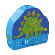 Crocodile Creek Mini Puzzel - Stegosaurus - 12 stukken (2j+) Puzzel met 12 stukken van gerecycleerd karton