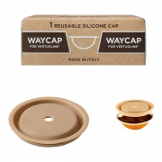 WayCap WayCap Deksel Vertuoline (1) Herbruikbaar silicone deksel voor Nespresso Vertuo(line) capsules