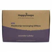 Happy Soaps Giftbox - Lavender Lullaby - Medium Zero waste cadeaubox met solide shampoo, conditioner en zeep
