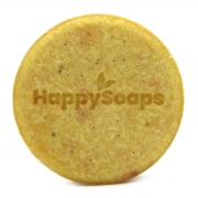Happy Soaps Shampoo Bar Cozy Vanilla Solide shampoo geschikt voor dagelijks gebruik bij normaal haar
