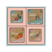 Wondr Giftbox - Flower Up Zero waste cadeaubox met 2 solide shampoo's en 2 lichaamszepen