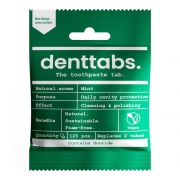 Denttabs Denttabs met Fluoride - 125 tabletten Tabletten voor het tandenpoetsen met fluor en muntsmaak