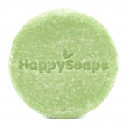 Happy Soaps Shampoing Solide - Fresh Bergamot Shampoing solide pour usage quotidien sur cheveux normaux