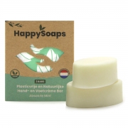 Happy Soaps Voet- & Handcrème Bar - Absolute Mint Set van 2 solide crème bars voor voeten en handen met verfrissende muntgeur